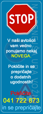 Najcenejša ura vožnje 20 eur na uro